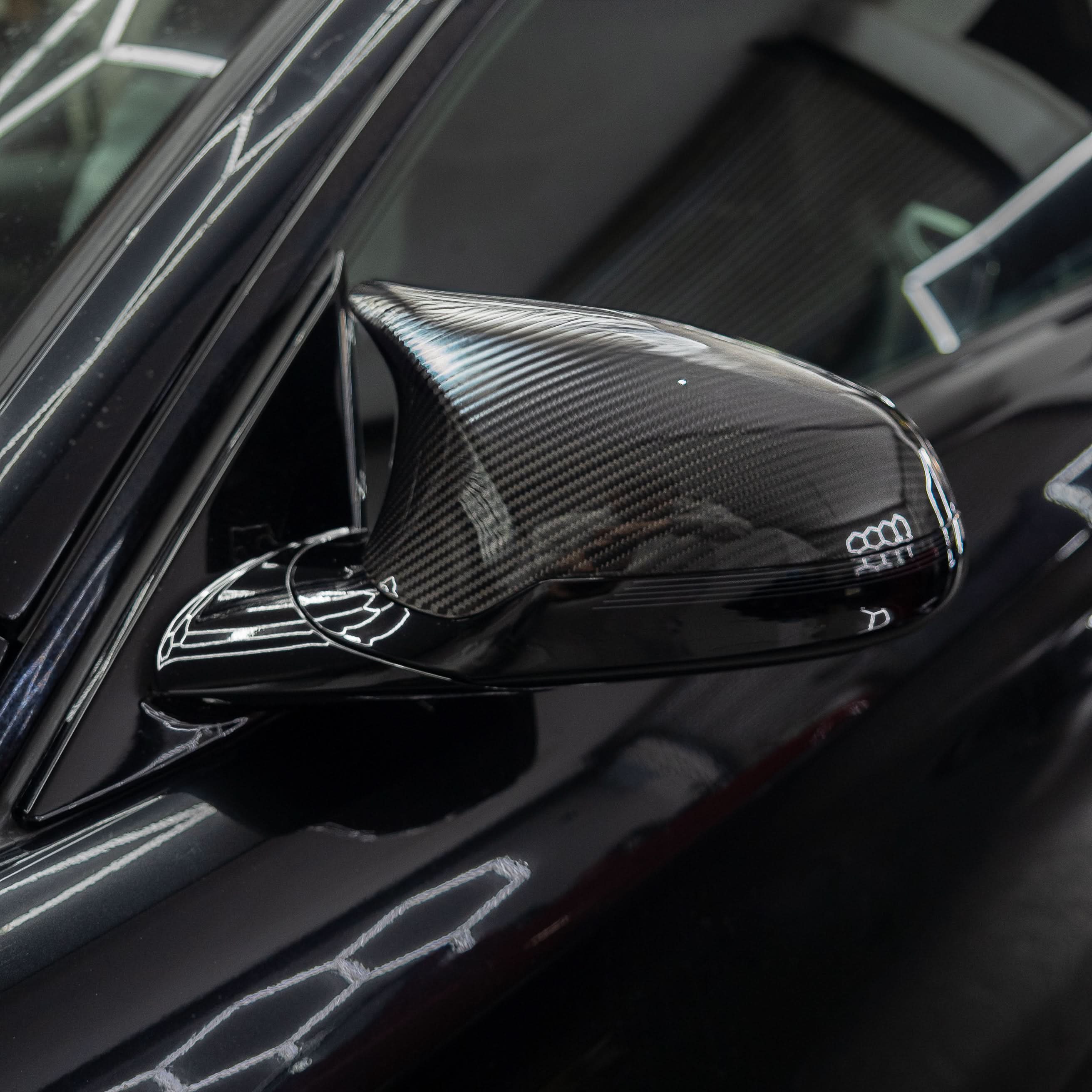 Pre-Preg Carbon Fibre Replacement Mirror Covers for BMW F80 M3 F82 F83 M4 F87 M2 Comp 14-20