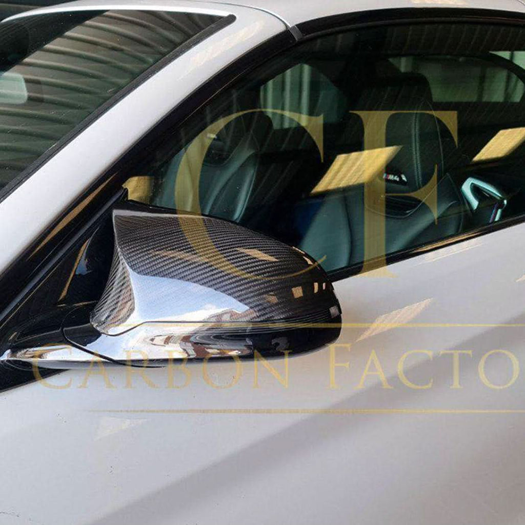 Pre-Preg Carbon Fibre Replacement Mirror Covers for BMW F80 M3 F82 F83 M4 F87 M2 Comp 14-20