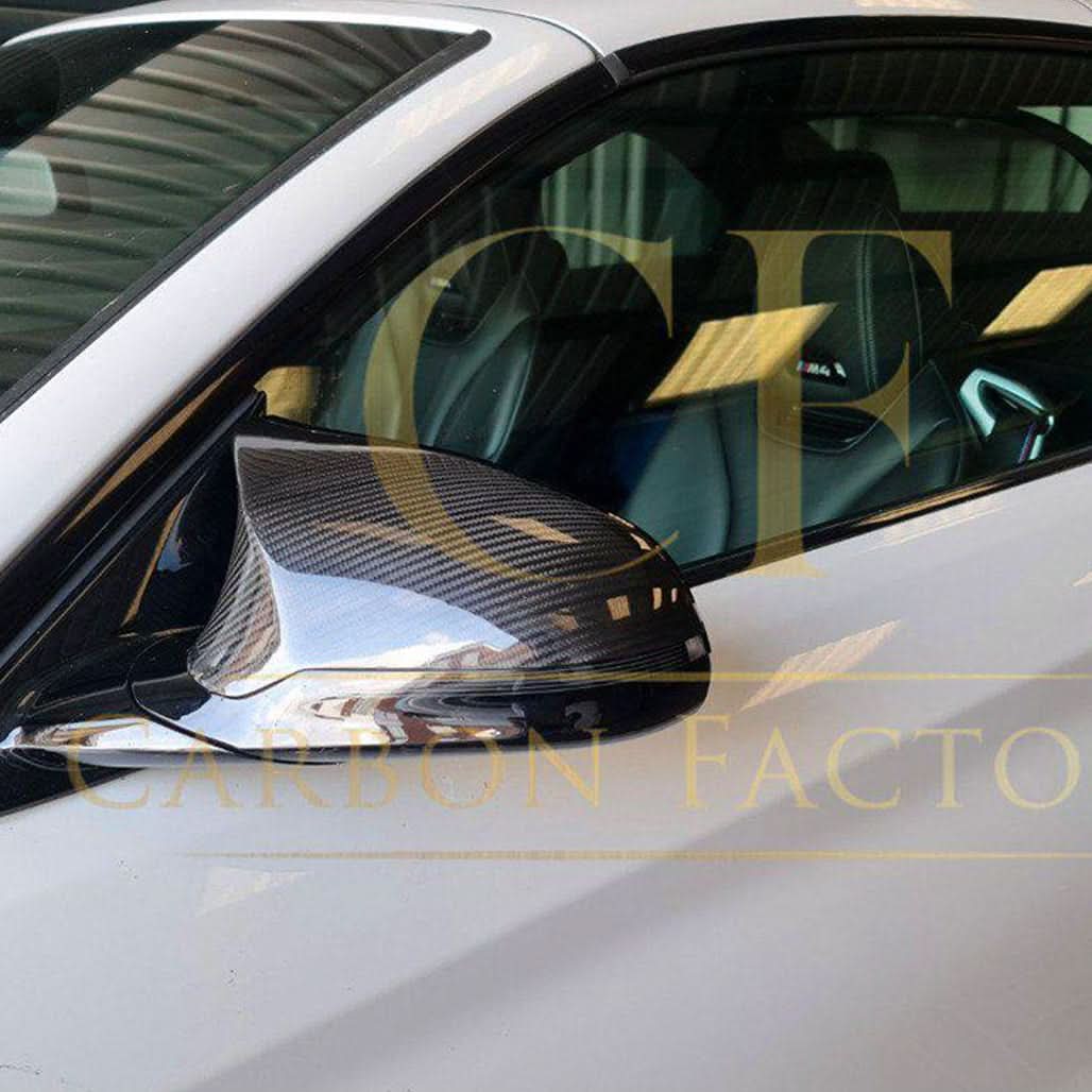 Pre-Preg Carbon Fibre Replacement Mirror Covers for BMW F80 M3 F82 F83 M4 F87 M2 Comp 14-20
