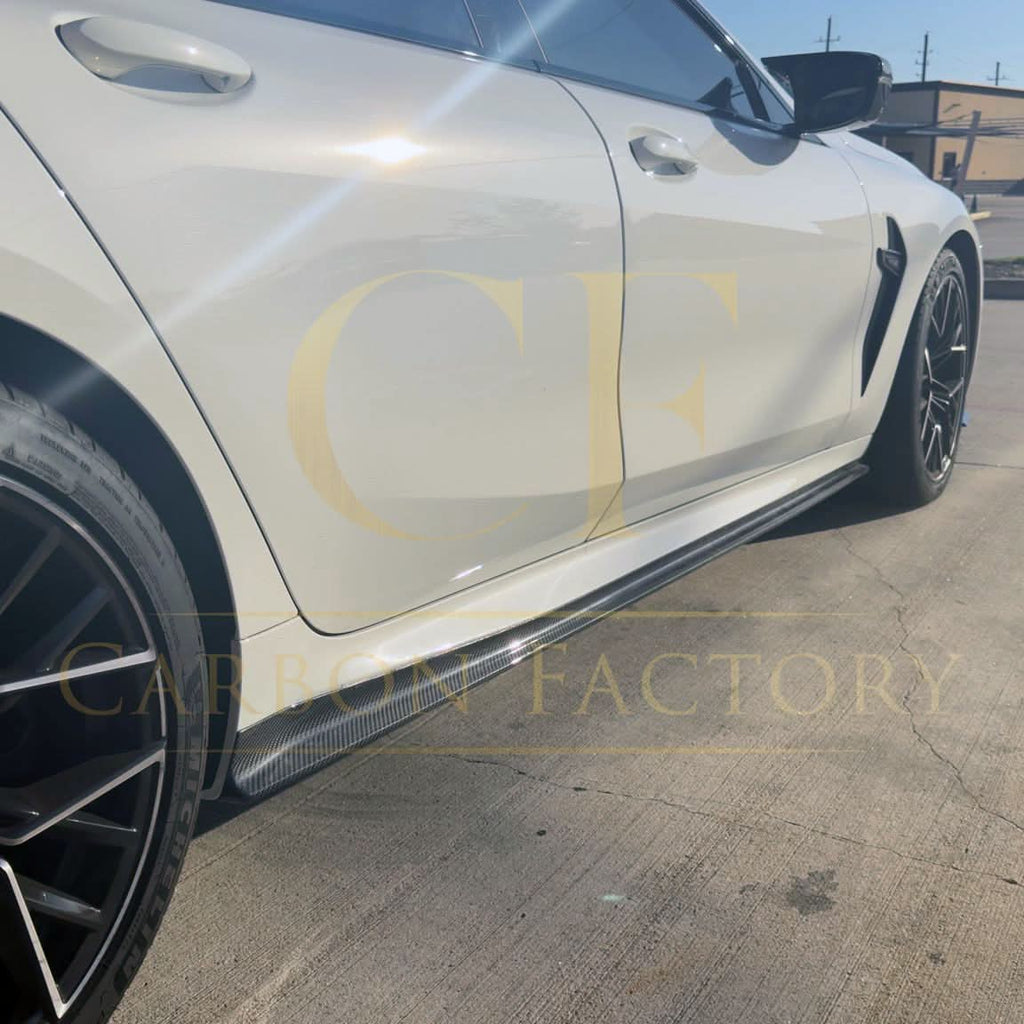 CF Style Pre-Preg Carbon Fibre Side Skirts for BMW G16 8 Series 20-Present