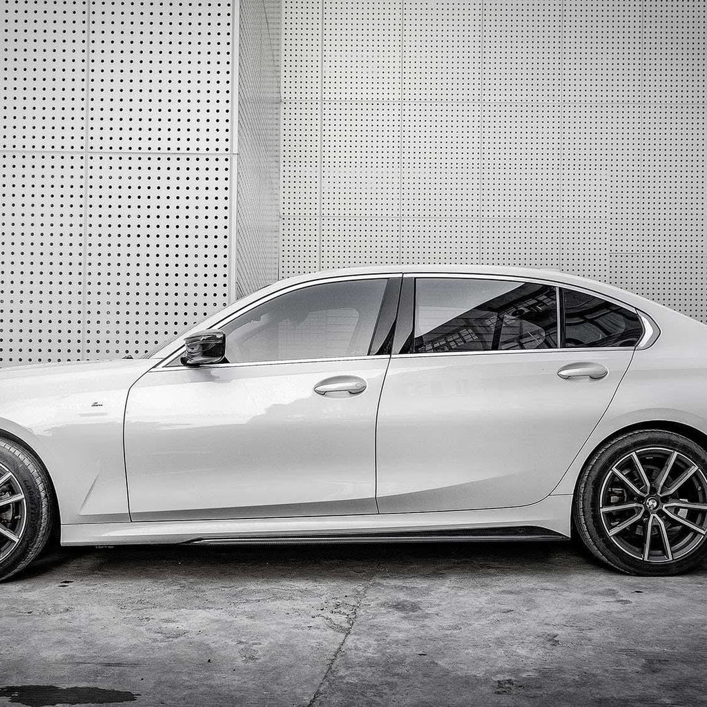 CF Style Pre-Preg Carbon Fibre Side Skirts for BMW G20 G21 3 Series M Sport 19-Present
