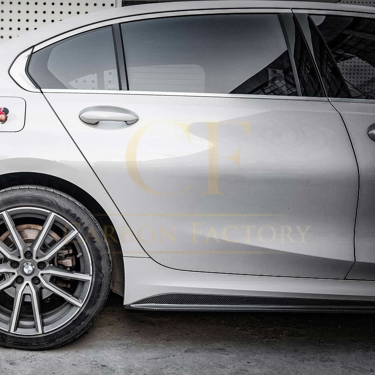 CF Style Pre-Preg Carbon Fibre Side Skirts for BMW G20 G21 3 Series M Sport 19-Present
