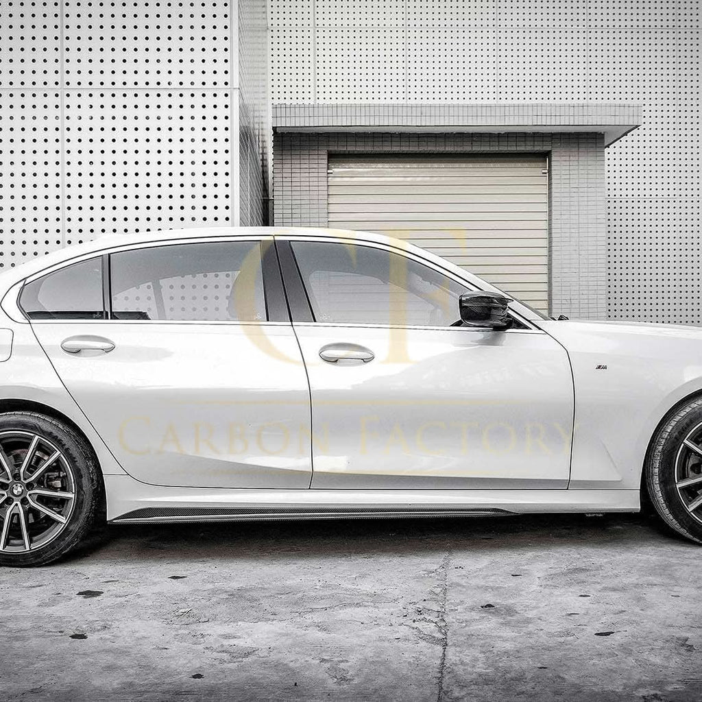 CF Style Pre-Preg Carbon Fibre Side Skirts for BMW G20 G21 3 Series M Sport 19-Present