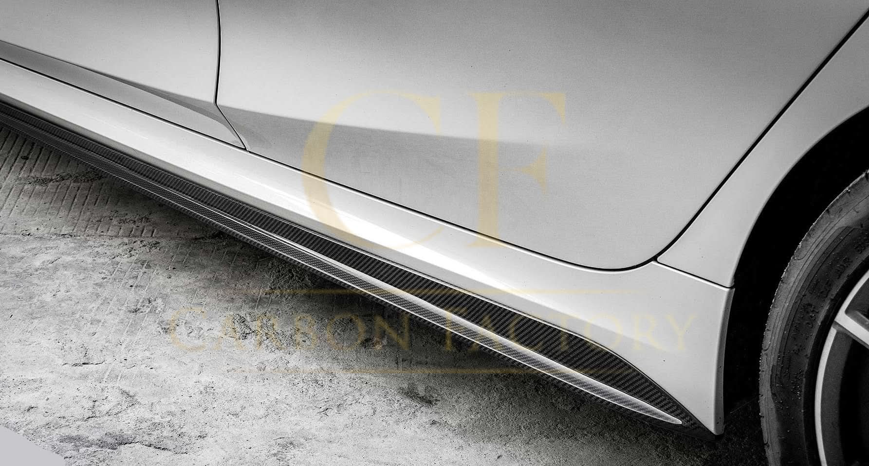 CF Style Pre-Preg Carbon Fibre Side Skirts for BMW G20 G21 3 Series M Sport 19-Present