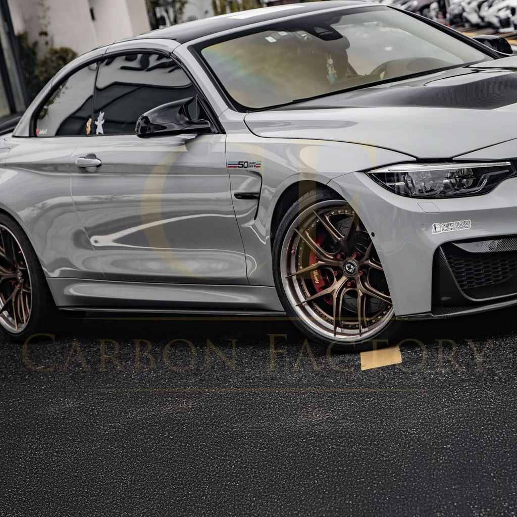 MP Style Pre-Preg Carbon Fibre Side Skirts Extension for BMW F80 M3 F82 F83 M4 14-20
