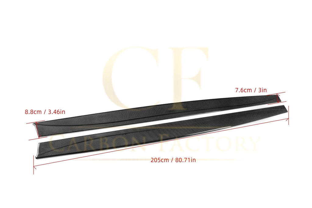 MP Style Pre-Preg Carbon Fibre Side Skirts Extension for BMW F80 M3 F82 F83 M4 14-20