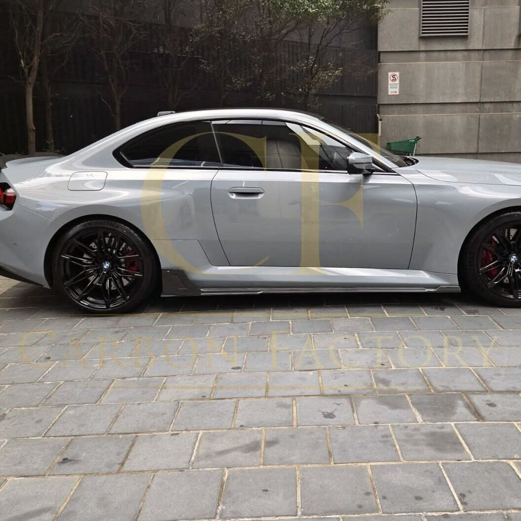 V Style Pre-Preg Carbon Fibre Side Skirts for BMW G87 M2 23-Present