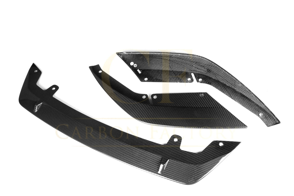 CF Style Pre-Preg Carbon Fibre Front Splitter for BMW F90 M5 LCI 21-24