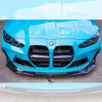 CF Style Pre-Preg Carbon Fibre Front Splitter for BMW G80 M3 G82 G83 M4 21-Present