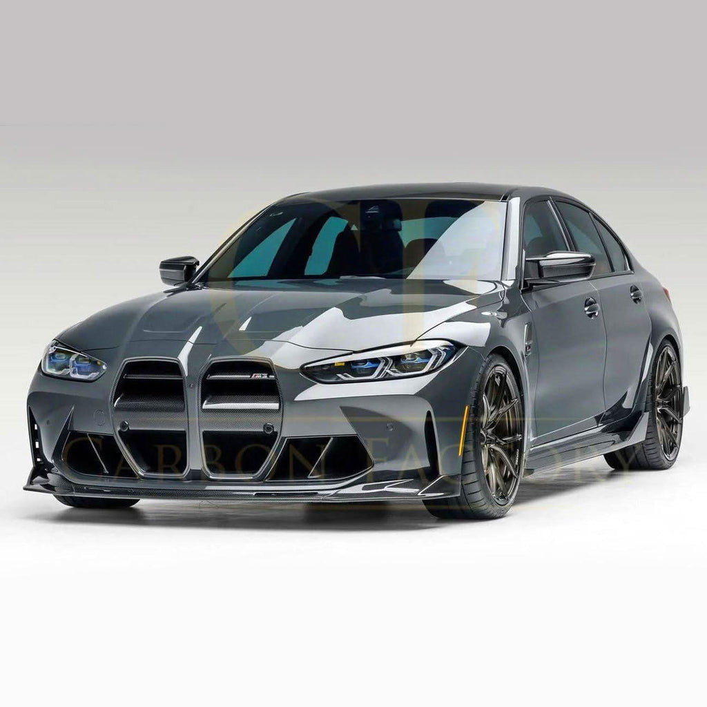 CF Style Pre-Preg Carbon Fibre Front Splitter for BMW G80 M3 G82 G83 M4 21-Present