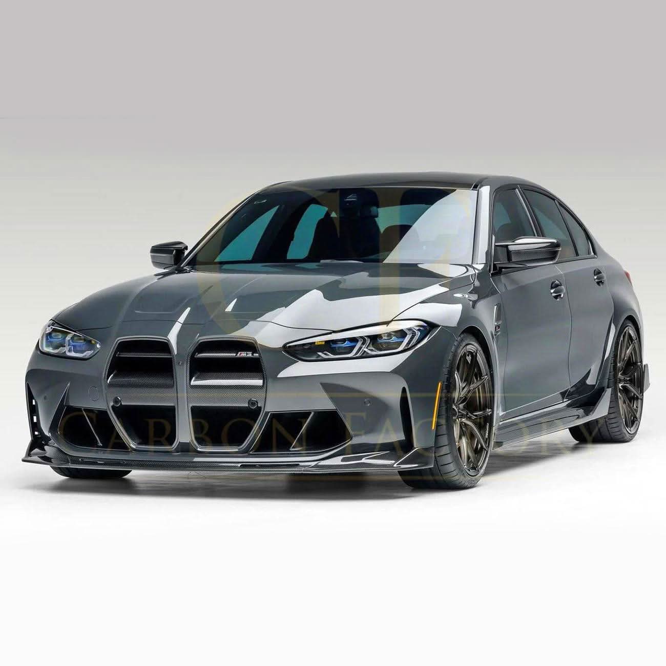 CF Style Pre-Preg Carbon Fibre Front Splitter for BMW G80 M3 G82 G83 M4 21-Present