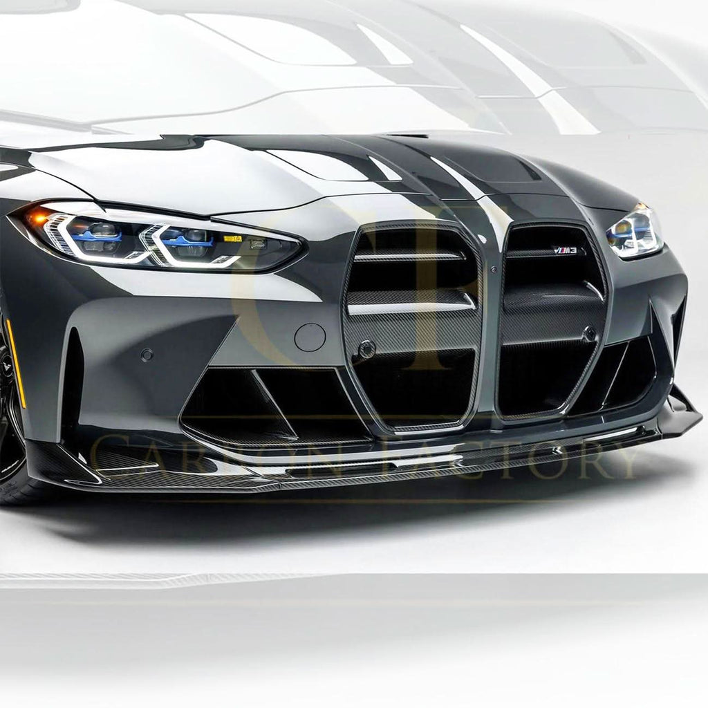 CF Style Pre-Preg Carbon Fibre Front Splitter for BMW G80 M3 G82 G83 M4 21-Present