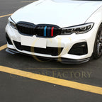 DS Style Pre-Preg Carbon Fibre Front Splitter for BMW G20 G21 G28 3 Series Pre-LCI M Sport 19-22