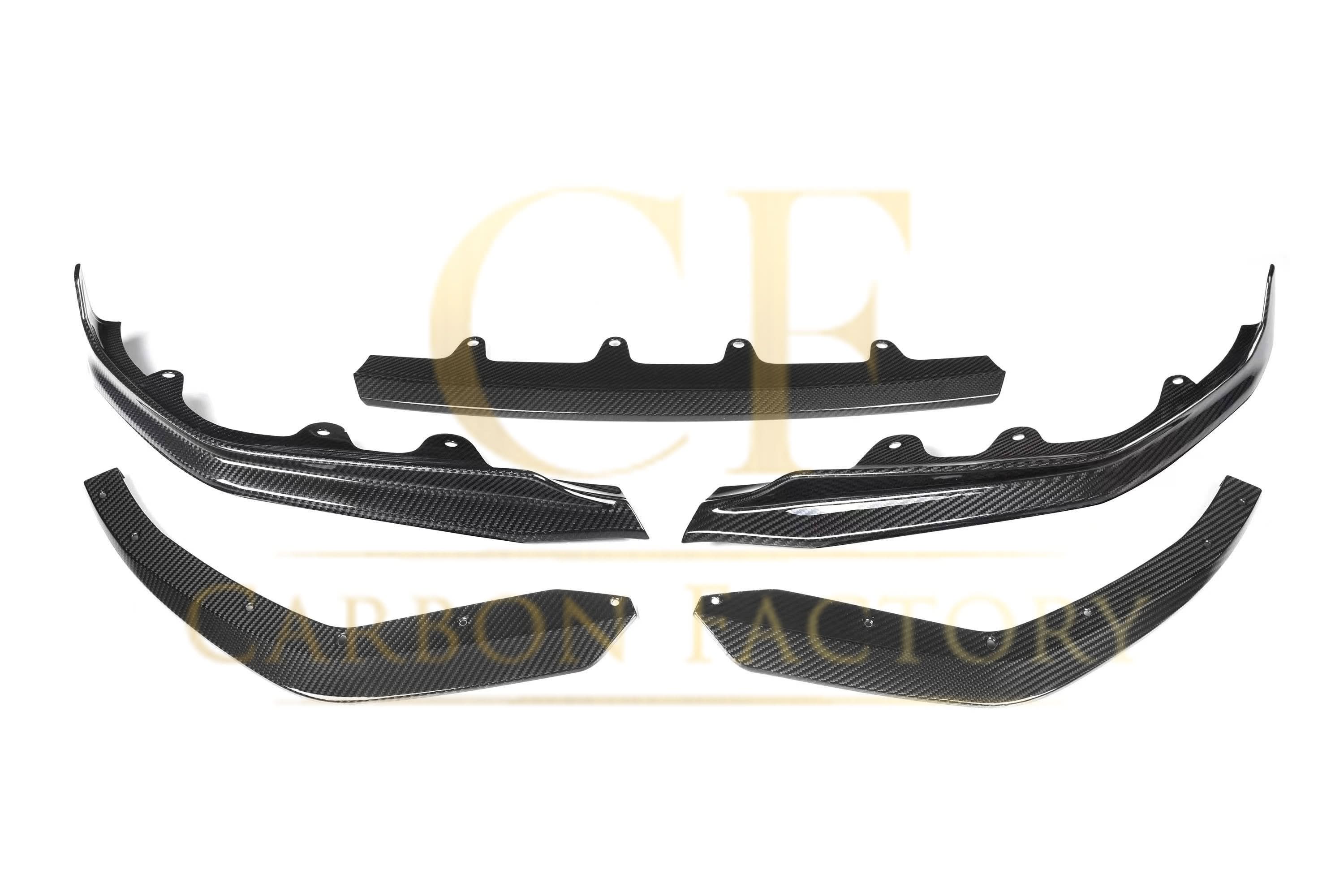 DS Style Pre-Preg Carbon Fibre Front Splitter for BMW G20 G21 G28 3 Series Pre-LCI M Sport 19-22