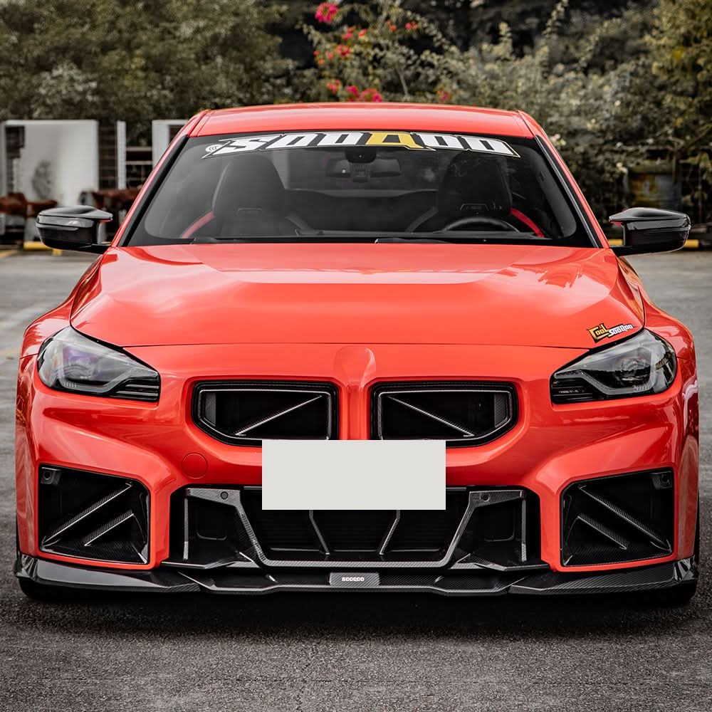 DS Style Pre-Preg Carbon Fibre Front Splitter for BMW G87 M2 23-Present