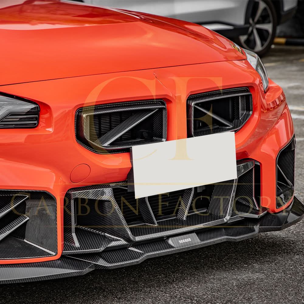 DS Style Pre-Preg Carbon Fibre Front Splitter for BMW G87 M2 23-Present
