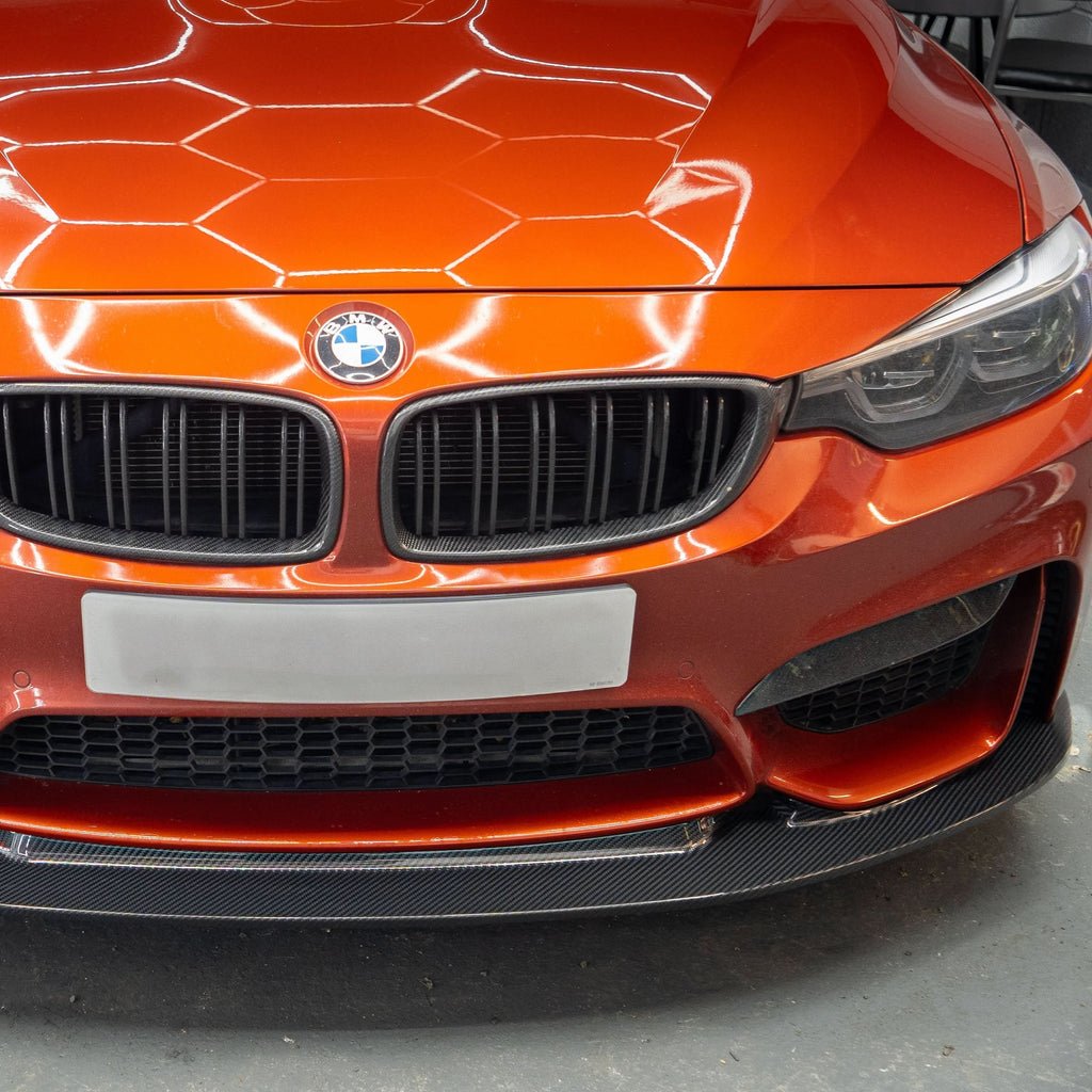 GT4 Style Pre-Preg Carbon Fibre Front Splitter for BMW F80 M3 F82 F83 M4 14-20