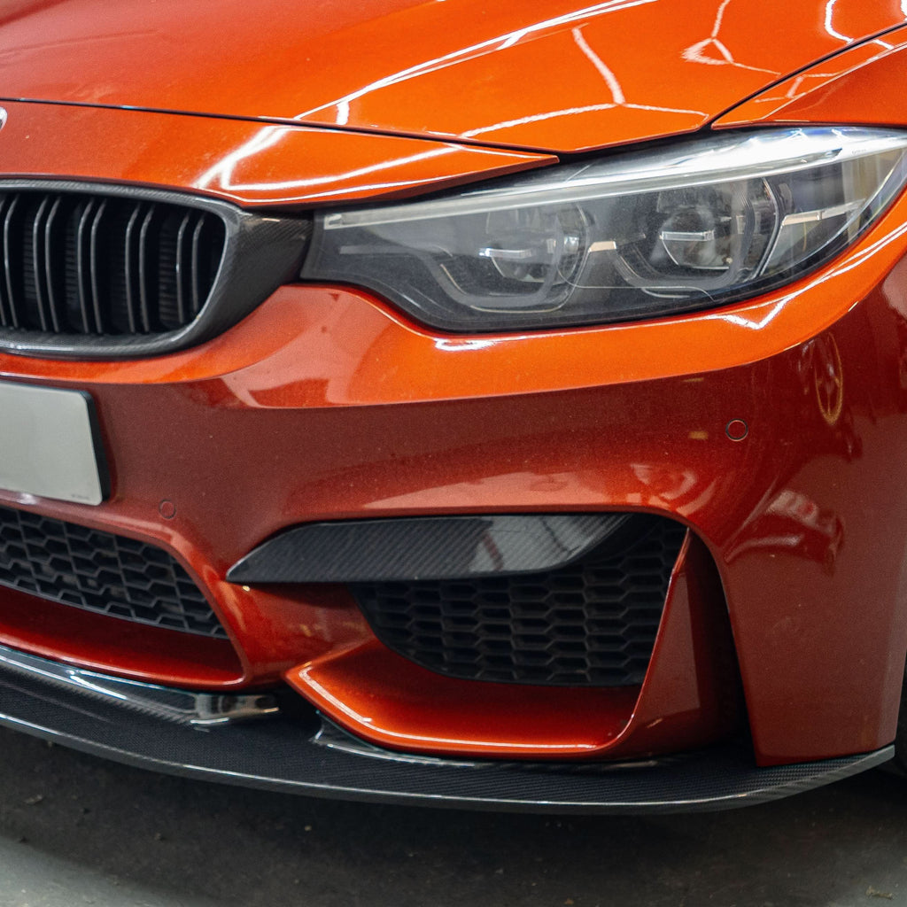 GT4 Style Pre-Preg Carbon Fibre Front Splitter for BMW F80 M3 F82 F83 M4 14-20