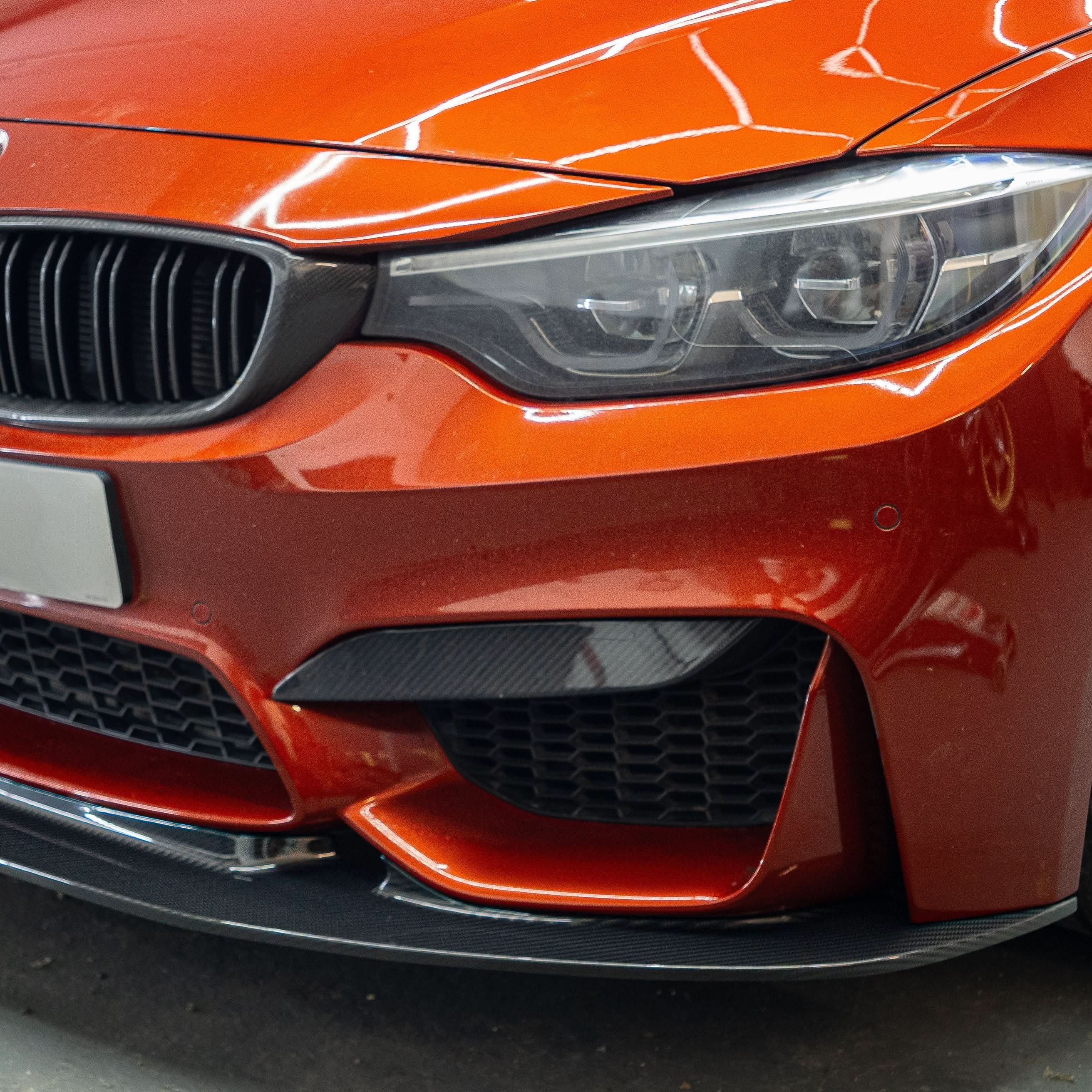 GT4 Style Pre-Preg Carbon Fibre Front Splitter for BMW F80 M3 F82 F83 M4 14-20