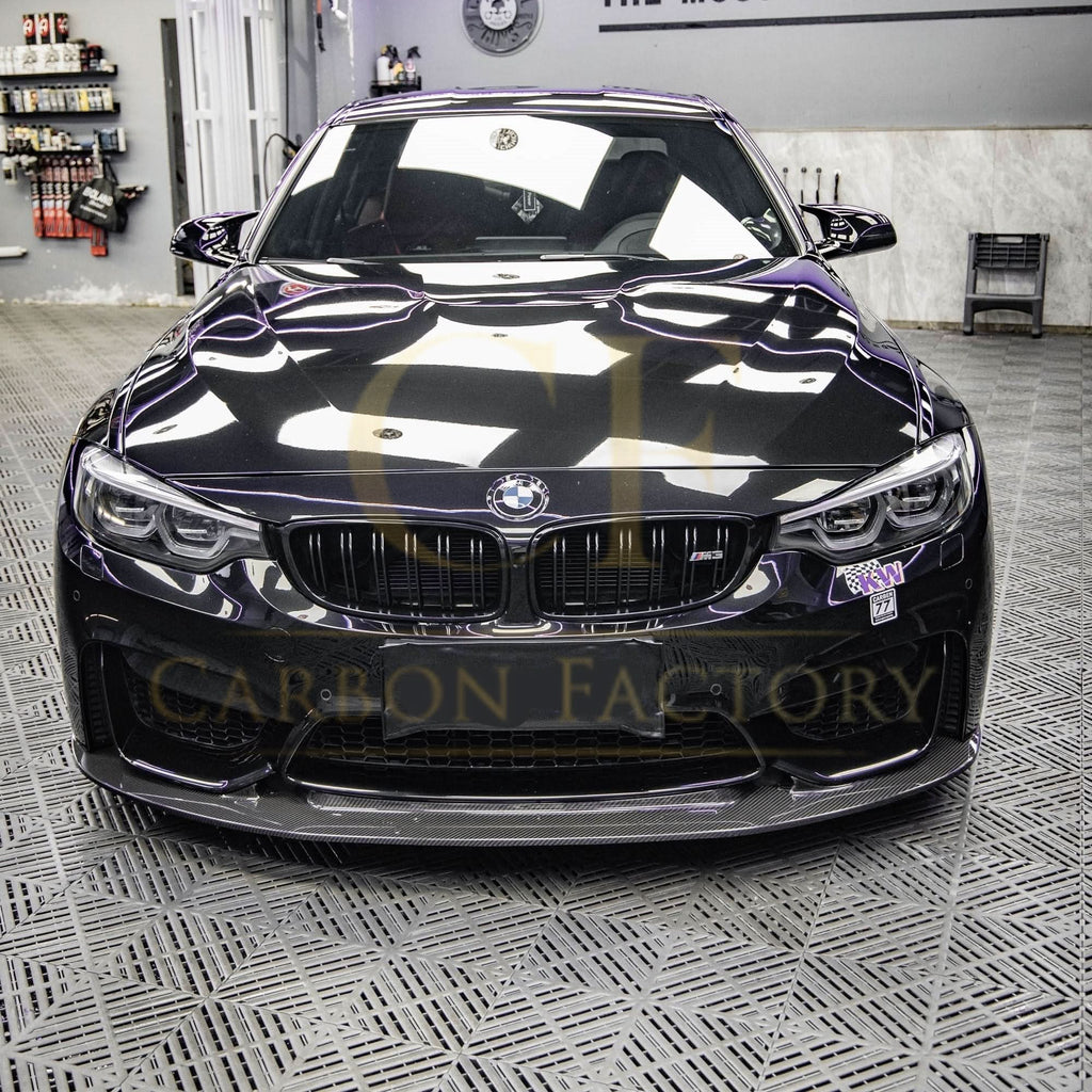 GT4 Style Pre-Preg Carbon Fibre Front Splitter for BMW F80 M3 F82 F83 M4 14-20