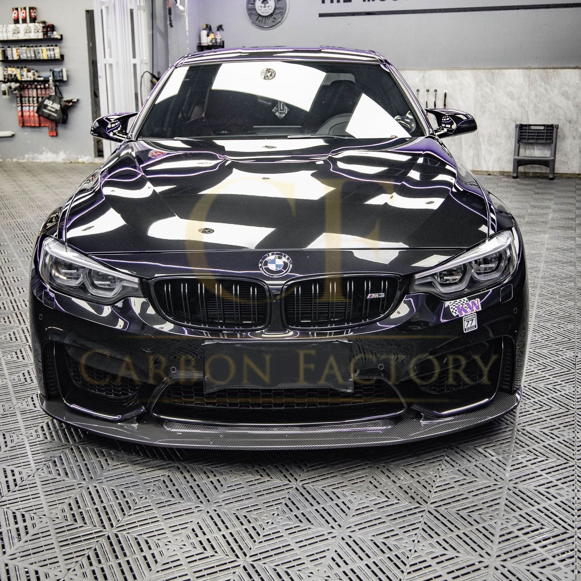 GT4 Style Pre-Preg Carbon Fibre Front Splitter for BMW F80 M3 F82 F83 M4 14-20