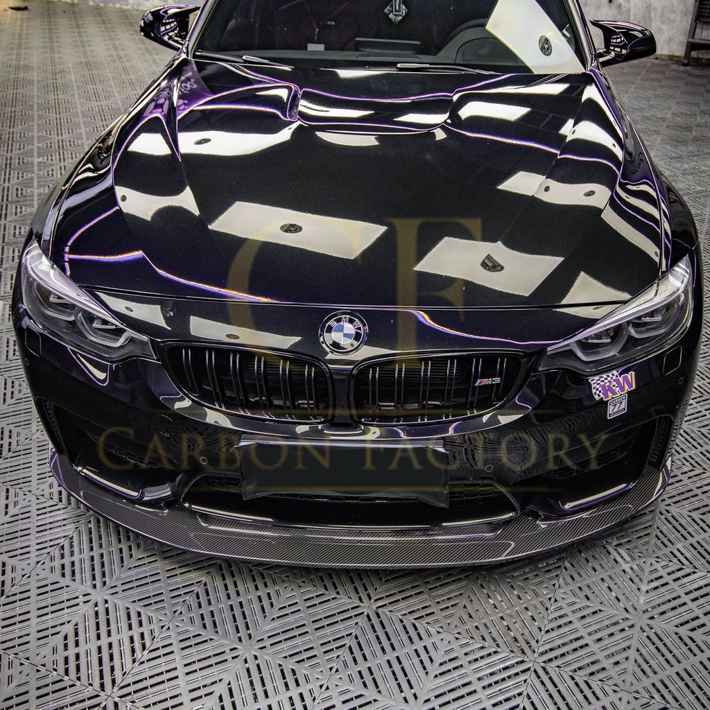 GT4 Style Pre-Preg Carbon Fibre Front Splitter for BMW F80 M3 F82 F83 M4 14-20