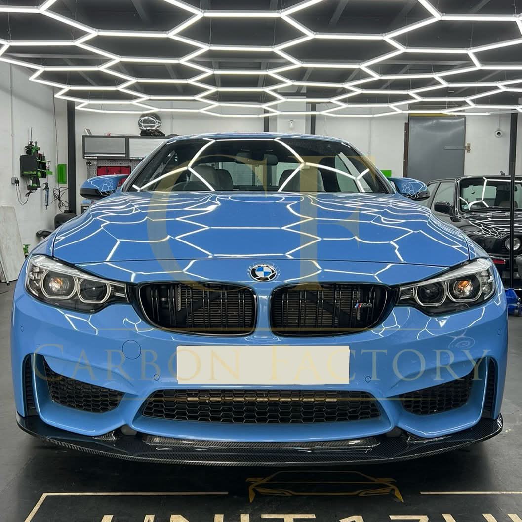 GT4 Style Pre-Preg Carbon Fibre Front Splitter for BMW F80 M3 F82 F83 M4 14-20
