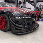 GT4 Style Pre-Preg Carbon Fibre Front Splitter for BMW G80 G81 M3 G82 G83 M4 21-Present