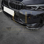 MP Style Carbon Fibre Front Splitter for BMW G20 G21 G28 3 Series LCI M Sport 22-25