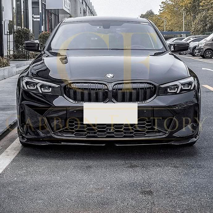 MP Style Carbon Fibre Front Splitter for BMW G20 G21 G28 3 Series LCI M Sport 22-25