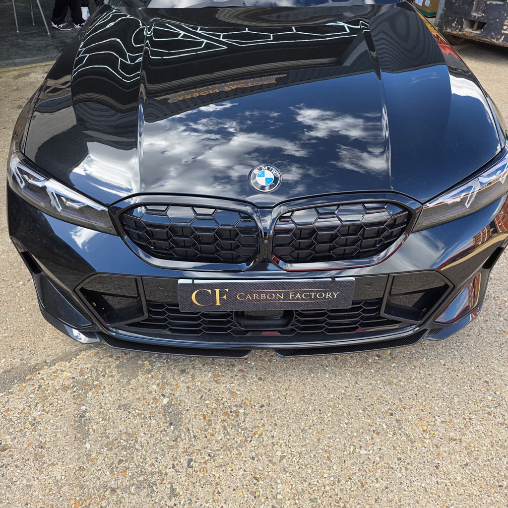 MP Style Carbon Fibre Front Splitter for BMW G20 G21 G28 3 Series LCI M Sport 22-25