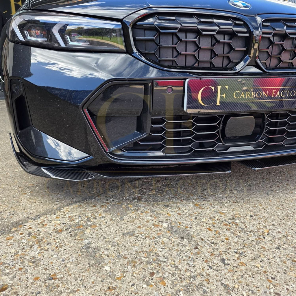 MP Style Carbon Fibre Front Splitter for BMW G20 G21 G28 3 Series LCI M Sport 22-25