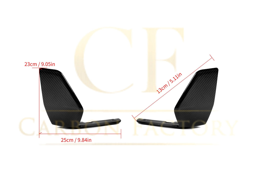 MP Style Pre-Preg Carbon Fibre Front Side Splitters for BMW G05 X5 20-23