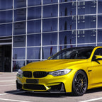 MP Style Pre-Preg Carbon Fibre Front Splitter 3 Pieces Design for BMW F80 M3 F82 F83 M4 14-20