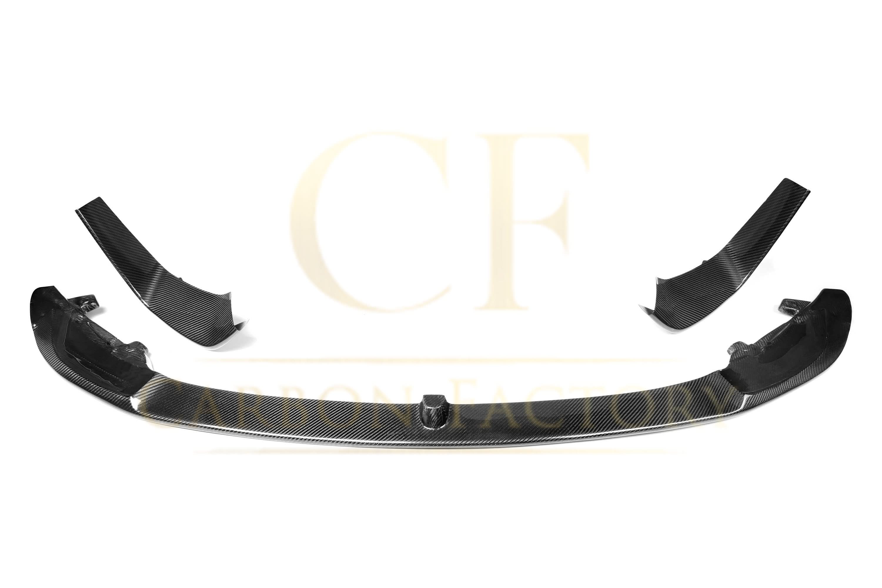 MP Style Pre-Preg Carbon Fibre Front Splitter 3 Pieces Design for BMW F80 M3 F82 F83 M4 14-20