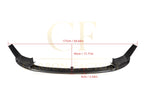 MP Style Pre-Preg Carbon Fibre Front Splitter 3 Pieces Design for BMW F80 M3 F82 F83 M4 14-20