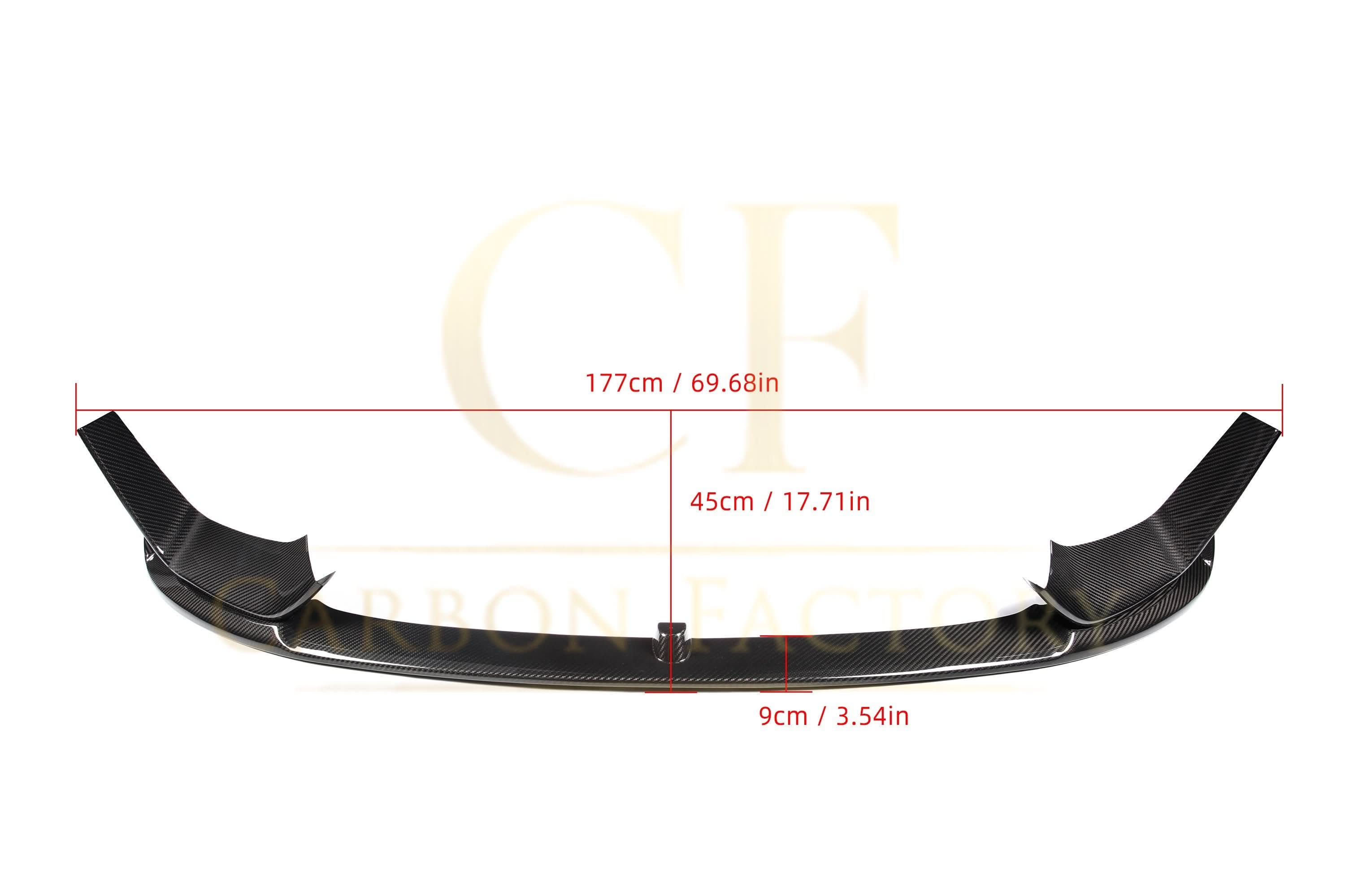 MP Style Pre-Preg Carbon Fibre Front Splitter 3 Pieces Design for BMW F80 M3 F82 F83 M4 14-20