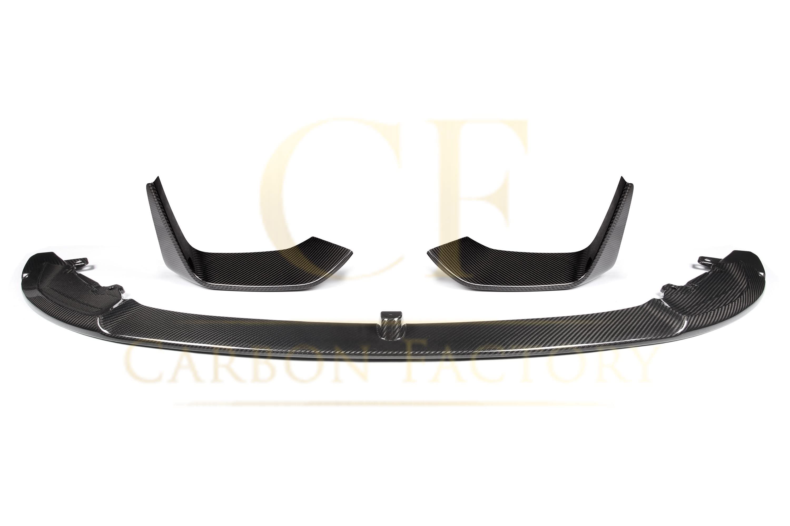MP Style Pre-Preg Carbon Fibre Front Splitter 3 Pieces Design for BMW F80 M3 F82 F83 M4 14-20