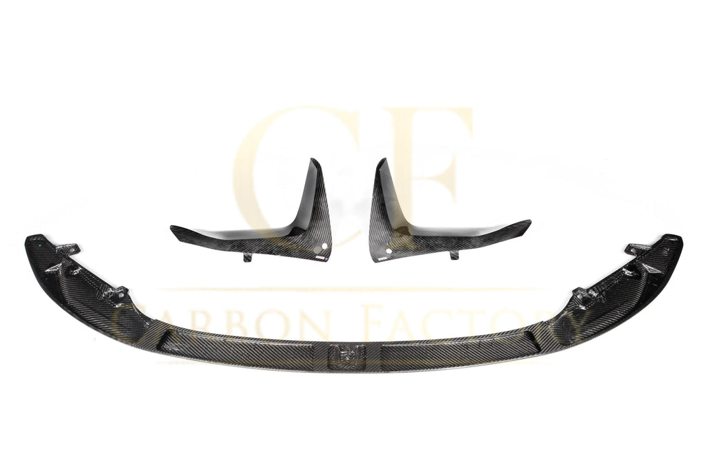 MP Style Pre-Preg Carbon Fibre Front Splitter 3 Pieces Design for BMW F80 M3 F82 F83 M4 14-20