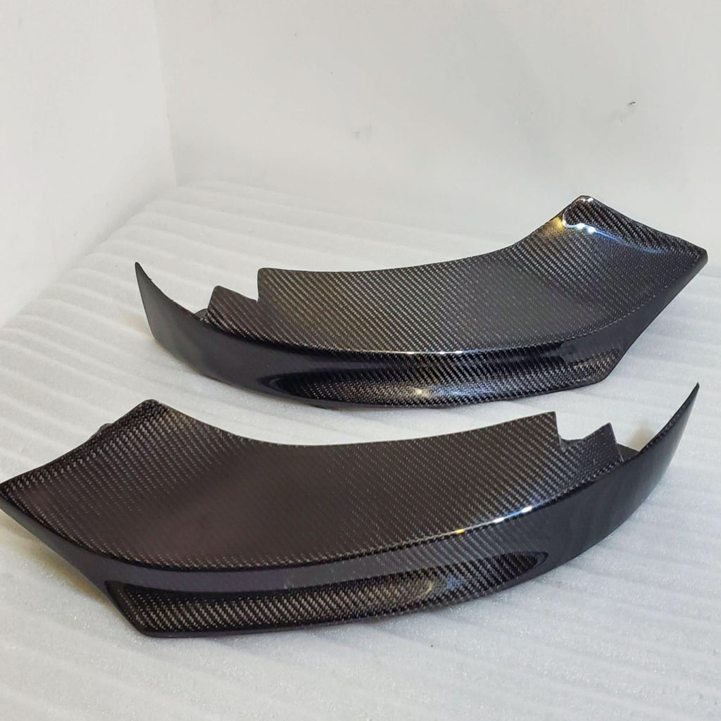 MP Style Pre-Preg Carbon Fibre Front Splitter Covers for BMW F32 F33 F36 4 Series 14-20