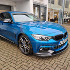 MP Style Pre-Preg Carbon Fibre Front Splitter Covers for BMW F32 F33 F36 4 Series 14-20