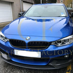 MP Style Pre-Preg Carbon Fibre Front Splitter Covers for BMW F32 F33 F36 4 Series 14-20