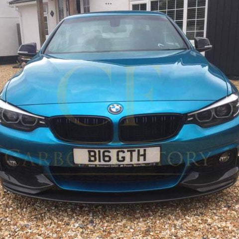 MP Style Pre-Preg Carbon Fibre Front Splitter Covers for BMW F32 F33 F36 4 Series 14-20