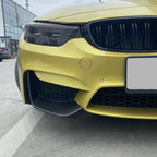 MP Style Pre-Preg Carbon Fibre Front Splitter Covers for BMW F80 M3 F82 F83 M4 14-20