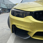 MP Style Pre-Preg Carbon Fibre Front Splitter Covers for BMW F80 M3 F82 F83 M4 14-20