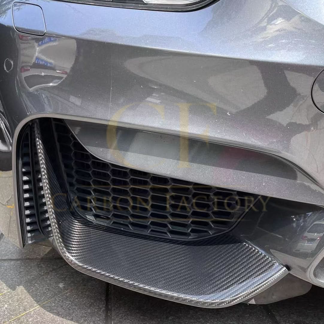 MP Style Pre-Preg Carbon Fibre Front Splitter Covers for BMW F80 M3 F82 F83 M4 14-20