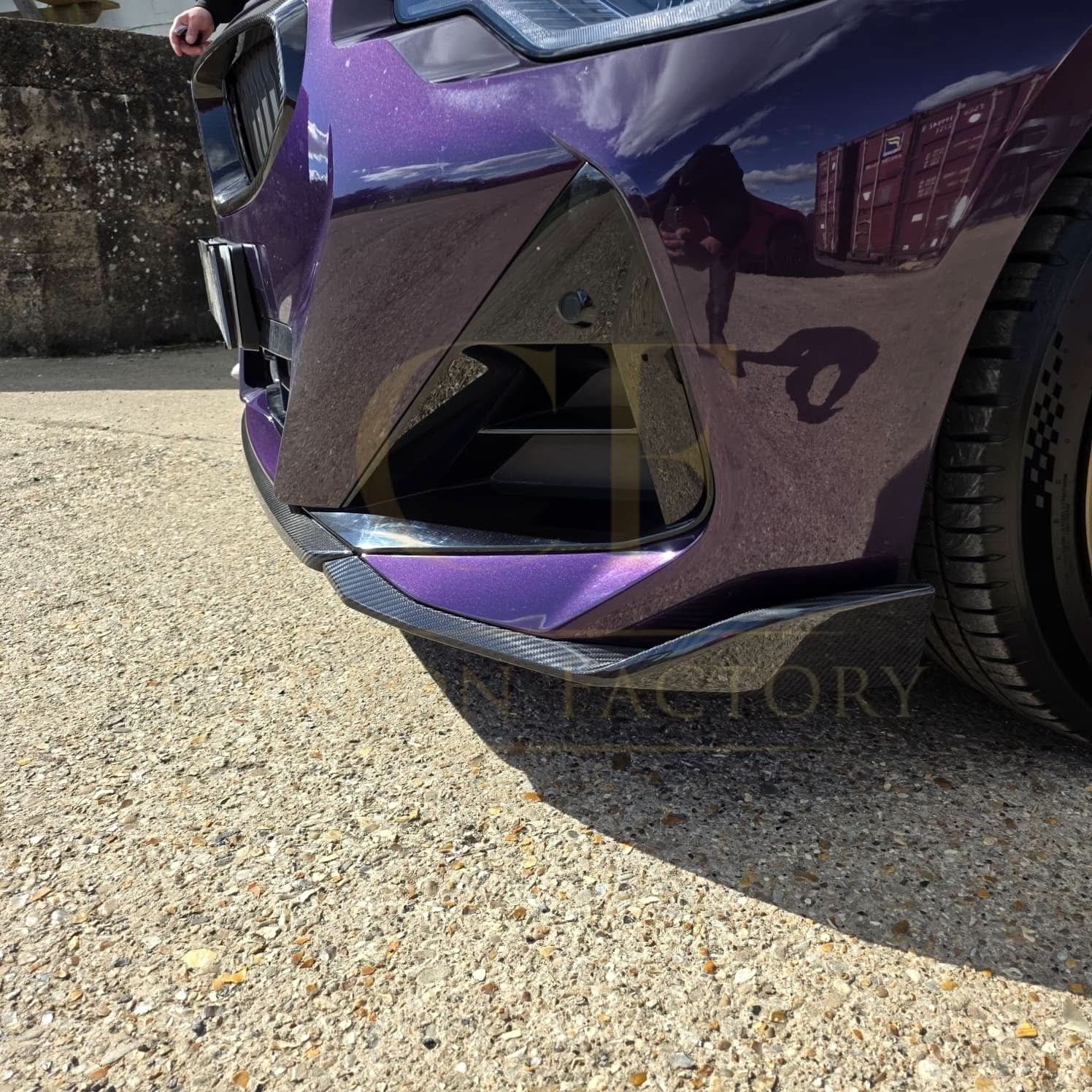MP Style Pre-Preg Carbon Fibre Front Splitter for BMW 2 Series G42 Coupe 21-Present