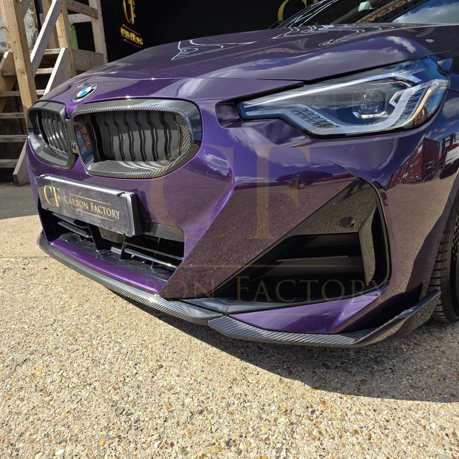 MP Style Pre-Preg Carbon Fibre Front Splitter for BMW 2 Series G42 Coupe 21-Present