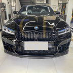 MP Style Pre-Preg Carbon Fibre Front Splitter for BMW F90 M5 LCI 21-24
