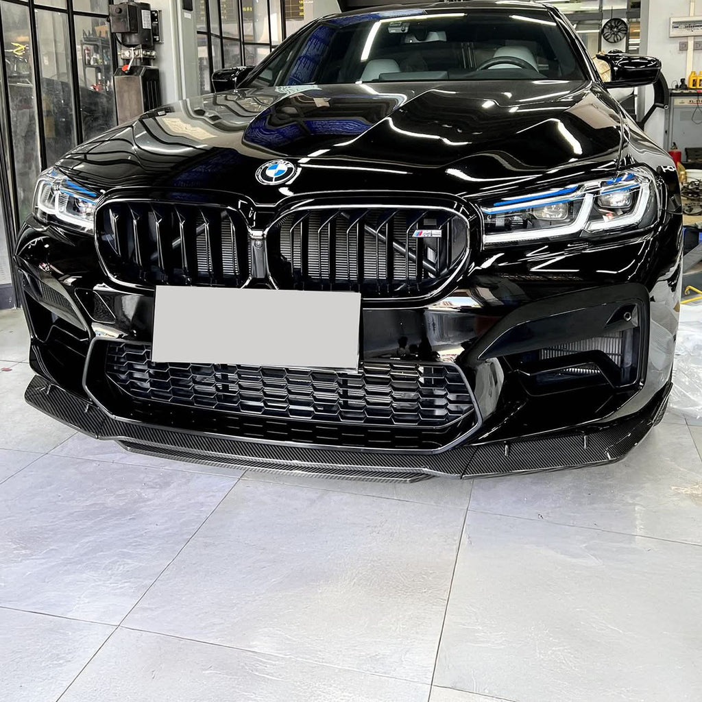 MP Style Pre-Preg Carbon Fibre Front Splitter for BMW F90 M5 Pre-LCI 17-20
